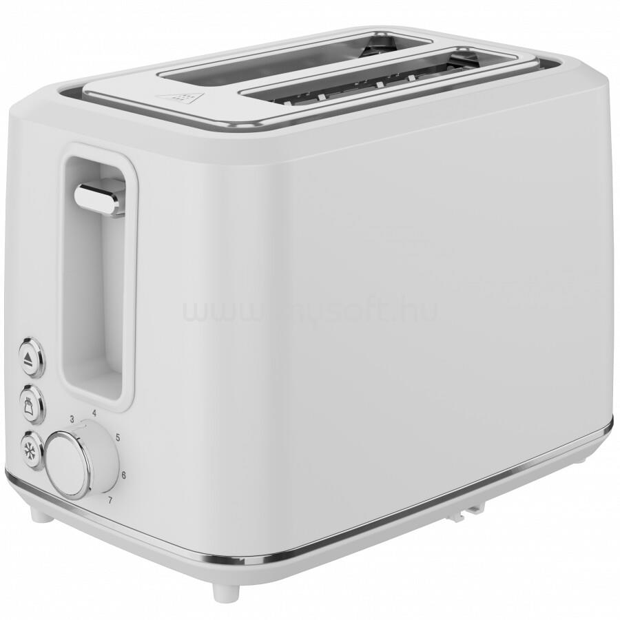 AENO Electric Toaster, white, 220-240V, 50-60Hz, 920-1080W, 2 slots, 3 modes, 7 browning levels