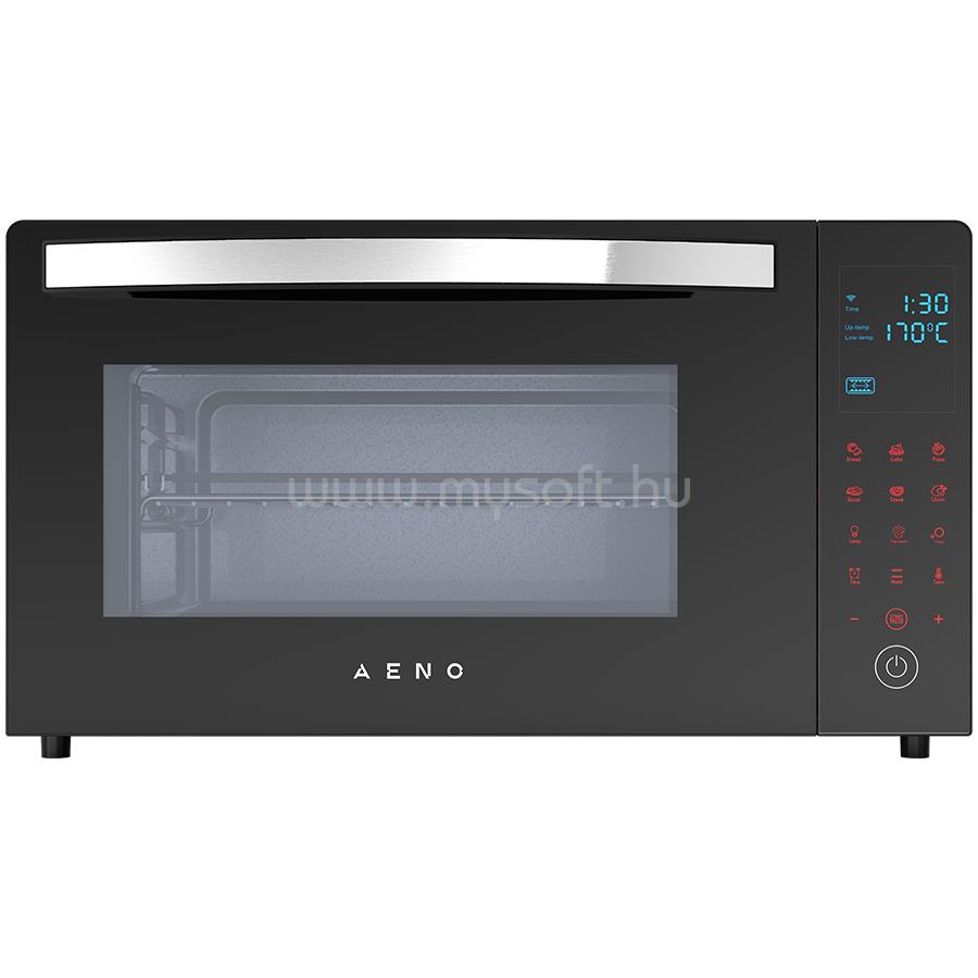 AENO EO1 elektromos sütő 1600W, 30L, 6 automatic programs+Defrost+Proofing Dough, Grill, Convection, 6 Heating Modes, Double-Glass Door, Timer 120min, LCD-display