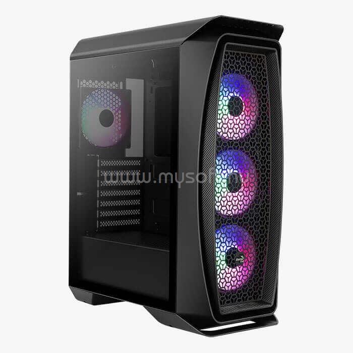 AEROCOOL Aero One Frost táp nélküli ablakos ház fekete (ACCM-PB17043.11 / Frost-G-BK-v1)