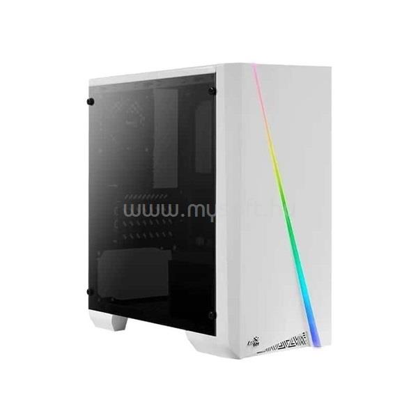 AEROCOOL Cylon Mini RGB fehér (táp nélküli) ablakos mATX ház