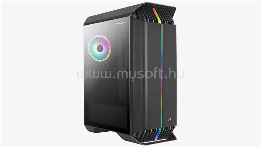 AEROCOOL Gladiator Duo (Duo-G-BK-v1) táp nélküli ablakos ház fekete (ACCM-PB27033.11)