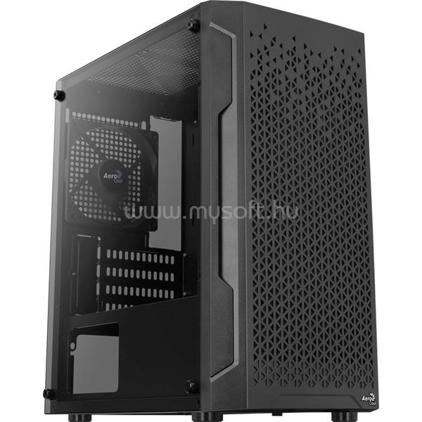 AEROCOOL Trinity Mini Mesh fekete (táp nélküli) ablakos mATX ház