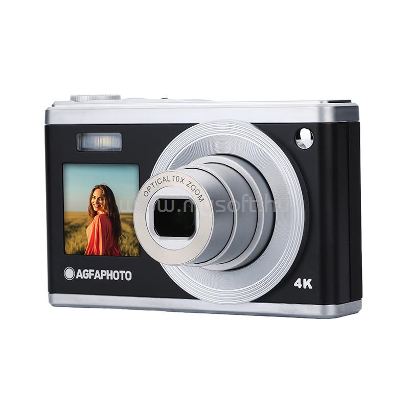 AGFAPHOTO Kompakt fényképezőgép - 10X Optical Zoom 24MP (fekete)