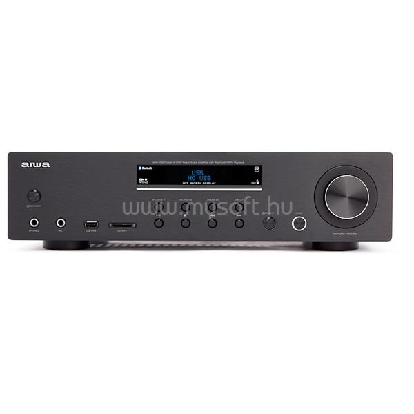 AIWA AMU-120BTBK fekete sztereó bluetoothos erősítő