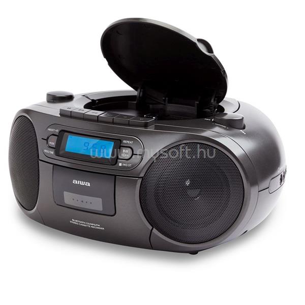 AIWA BBTC-550BK hordozható fekete rádiós CD lejátszó BBTC-550BK large