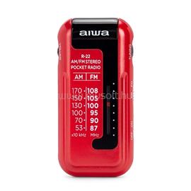 AIWA R-22RD hordozható piros rádió R-22RD small