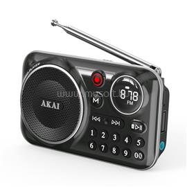 AKAI APR-500BK FM rádió audio lejátszó (fekete) AKA534646 small