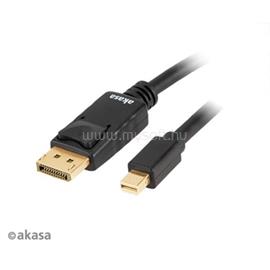 AKASA 8K Mini DisplayPort to DisplayPort Adapterkábel - 200cm - AK-CBDP22-20BK AK-CBDP22-20BK small