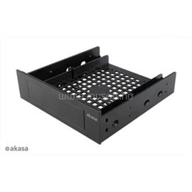 AKASA 5,25" - előlapi panel - AK-HDA-05 - 3,5" HDD/2.5" HDD/SSD-hez - Fekete AK-HDA-05 small