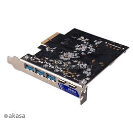 AKASA ADA - PCI Express Low Profile kártya - USB 3.2 Gen 2 Type-C / Type-A   - AK-PCCU3-09 AK-PCCU3-09 small