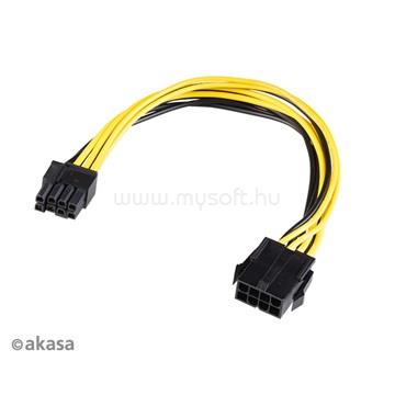 AKASA ADA 8-Pin to 6+2 pin adapter - 20 cm - AK-CBPW23-20