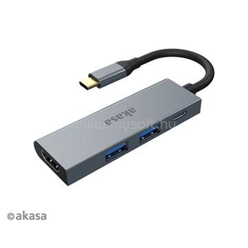 AKASA ADA USB Type-C 4in1 HUB - HDMI -  AK-CBCA19-18BK