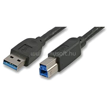 AKASA AK-CBUB01-15BK - USB 3.0 Type-A to Type-B kábel - 1,5m