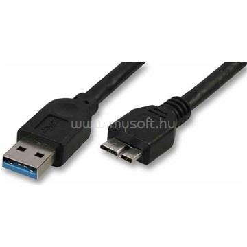 AKASA AK-CBUB04-10BK - USB 3.0 Type-A to micro-B kábel - 1m
