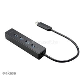 AKASA AK-HB-08BK - USB Connect 4XS - 4 portos USB-elosztó AK-HB-08BK small