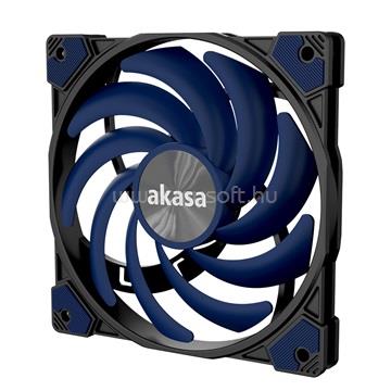 AKASA Alucia XS12 12cm hűz hűtő ventilátor (kék)