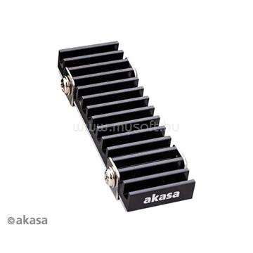 AKASA Fan Gecko Pro - M.2 SSD hűtő - A-M2HS02-BK