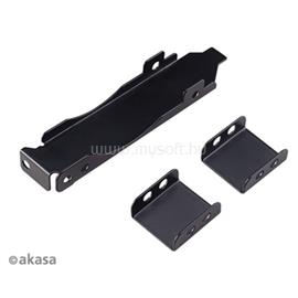 AKASA Fan PCI Slot Bracket for Mounting One/Two 80 or 92mm Fans - - AK-MX304-08BK AK-MX304-08BK small