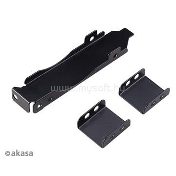 AKASA Fan PCI Slot Bracket for Mounting One/Two 80 or 92mm Fans - - AK-MX304-08BK