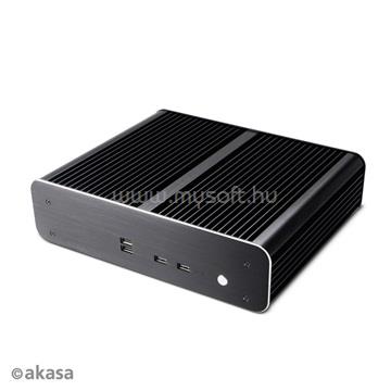AKASA Euler TX Plus A-ITX49-M1B Fekete (Táp nélküli) mini-ITX ház