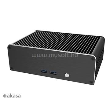 AKASA Newton CTN  Compact Ali fanless for NUC 11 Pro Core i3 A-NUC75-M1B Fekete (Táp nélküli) ház