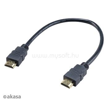 AKASA KAB HDMI 4K kábel - AK-CBHD25-30BK - 30 cm