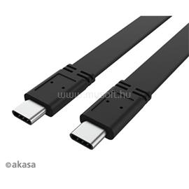 AKASA KAB SuperSpeed USB 3.2 Gen 2x2 Type-C to Type-C Cable - 100cm - AK-CBUB60-10BK AK-CBUB60-10BK small