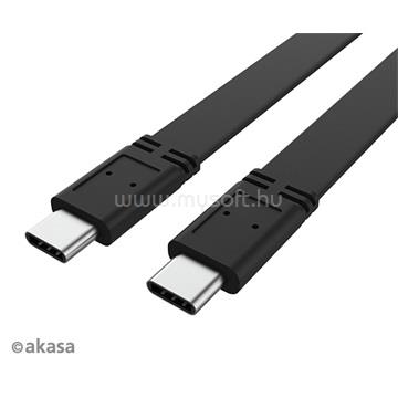 AKASA KAB SuperSpeed USB 3.2 Gen 2x2 Type-C to Type-C Cable - 100cm - AK-CBUB60-10BK