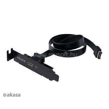 AKASA Low Profile PCI Bracket Cable with USB 3.1 Gen 2 Type-C