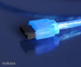 AKASA SATA3 adatkábel 1m kék (AK-CBSA01-10BV) AK-CBSA01-10BV small