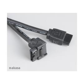 AKASA SATA3 kábel - 50cm 90°-ban elforgatott AK-CBSA01-05BK small