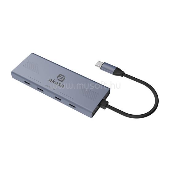 AKASA USB Type-C 4-In-1 USB-C 10Gbps elosztó