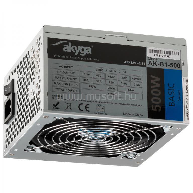 AKYGA 500W Basic tápegység OEM (AK-B1-500)
