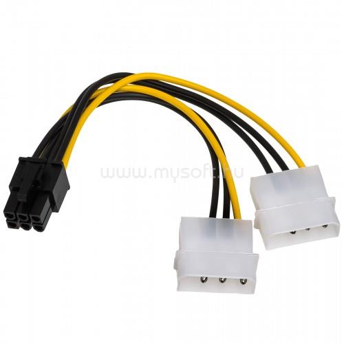 AKYGA Adapter 2x Molex/PCI-Express 6-pin AK-CA-13