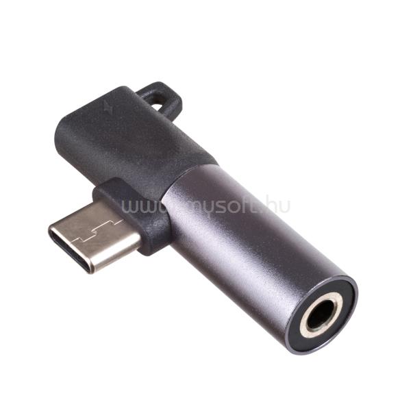 AKYGA Adapter AK-AD-62 USB type C / USB type C / Jack 3.5mm