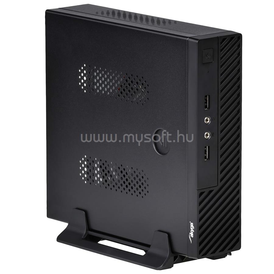 AKYGA AK-100-01BK Fekete 60W mini-ITX ház