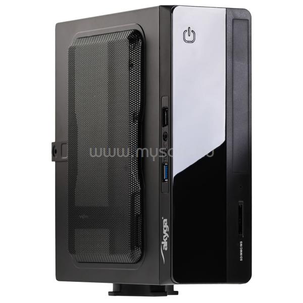 AKYGA AK-101-01BK VESA Fekete 150W mini-ITX ház