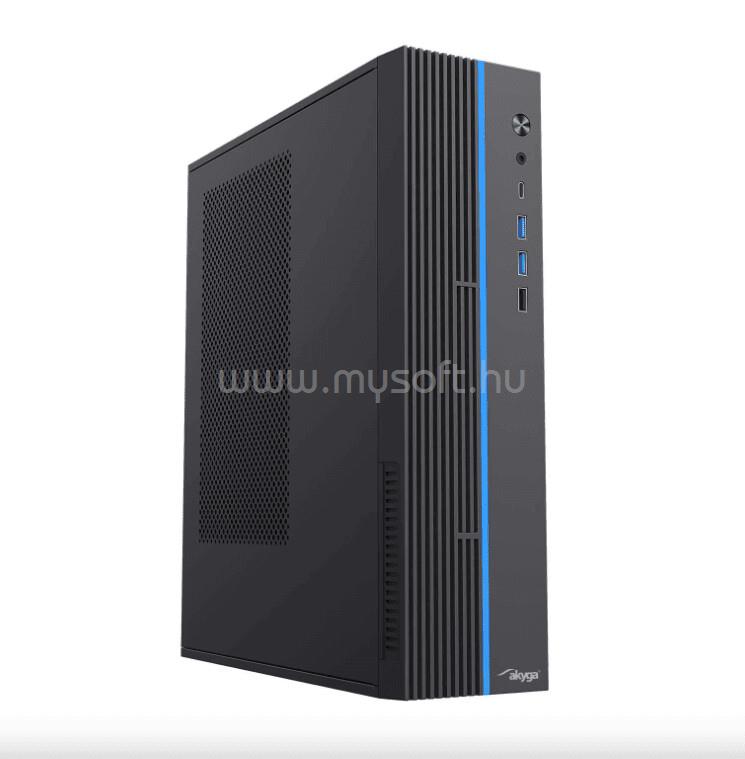 AKYGA AK-302-01BL SFF Számítógépház Mini ITX