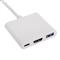 AKYGA AK-AD-57 Hub USB type-C USB A f USB type-c HDMI f 15 cm AK-AD-57 small