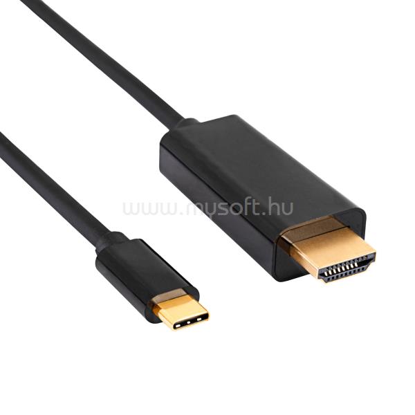 AKYGA AK-AV-18 USB type C / HDMI kábel, 1.8m