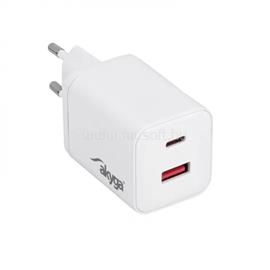 AKYGA AK-CH-28 Töltő USB-A + USB-C PD 5-21V / max. 3A 45W Quick Charge 3.0 GaN AK-CH-28 small