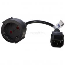 AKYGA AK-PC-10A C14 UPS tápkábel 0.15m - Fekete AK-PC-10A small