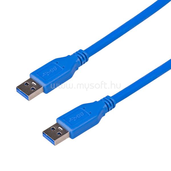 AKYGA AK-USB-14 USB 3.0 A - A kábel, 1.8m (kék)