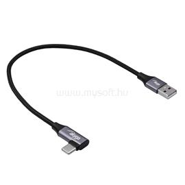 AKYGA AK-USB-58 USB A (m) / USB type C (m) 60W Cable 0,3m Black AK-USB-58 small