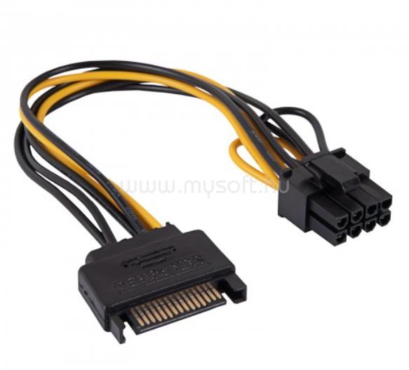 AKYGA Adapter SATA / PCI-Express 6+2-pin - AK-CA-80