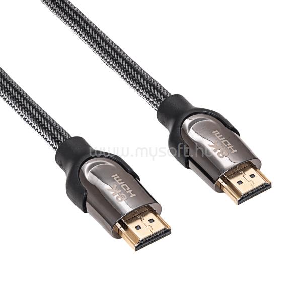 AKYGA HDMI kábel ver. 2.1 Árnyékolt 0.5m - AK-HD-05S