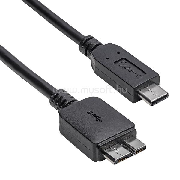 AKYGA Kábel micro USB B 3.0 / USB type C 1m AK-USB-44