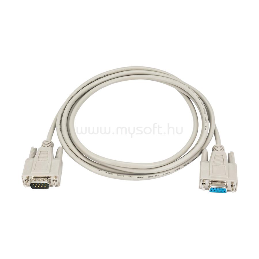 AKYGA Cable RS-232 AK-CO-01 D-Sub f / D-Sub m ver. 9 pin 2m