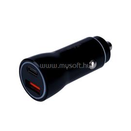 AKYGA CHG AK-CH-16  USB-A + USB-C PD 5-12V / max.3A 36W Gyorstöltés 3.0 autós töltő AK-CH-16 small