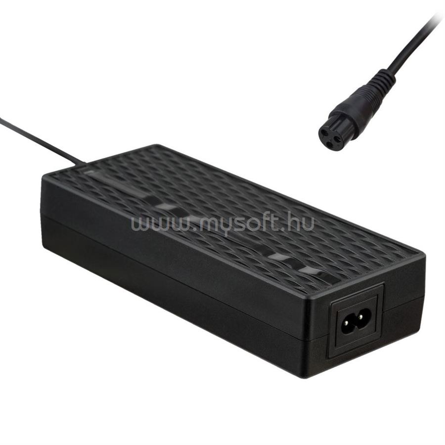 AKYGA elektromos kerékpár töltő 54.6V / 2.0A 110W Mini XLR (AK-EV-05)
